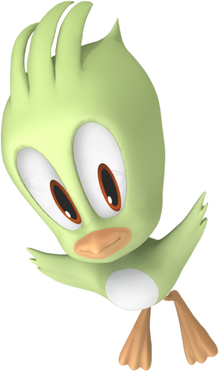 Beta's Flicky Render By - Cartoon (894x894)