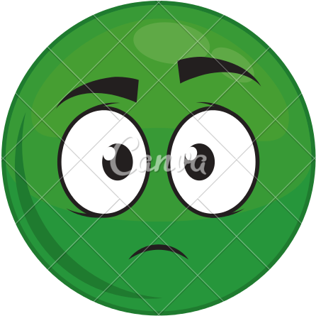 Confused Cartoon Face - Icon (550x550)