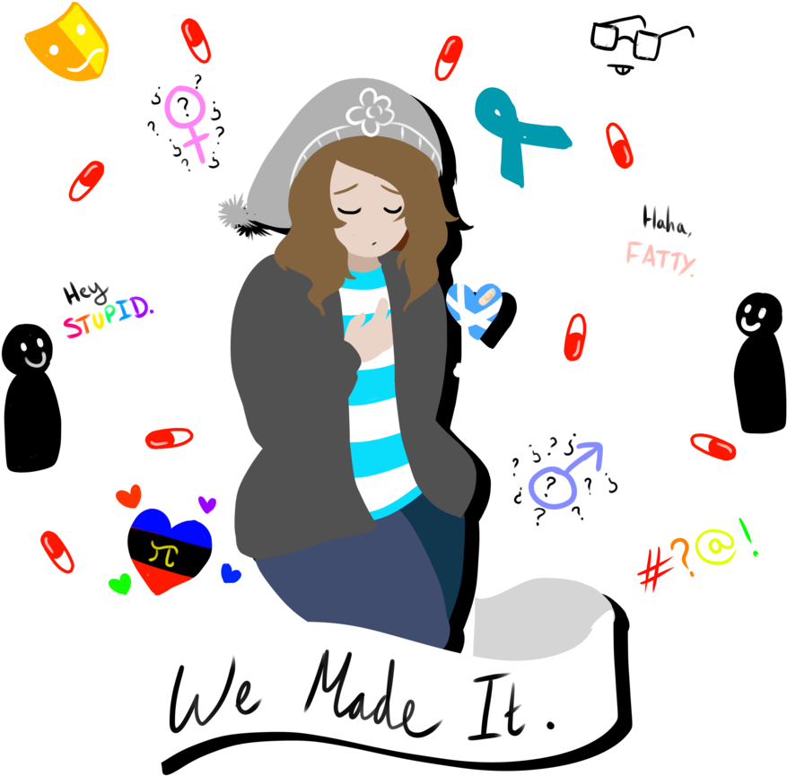 We Made It - Nonbinary Vent Art (894x894)