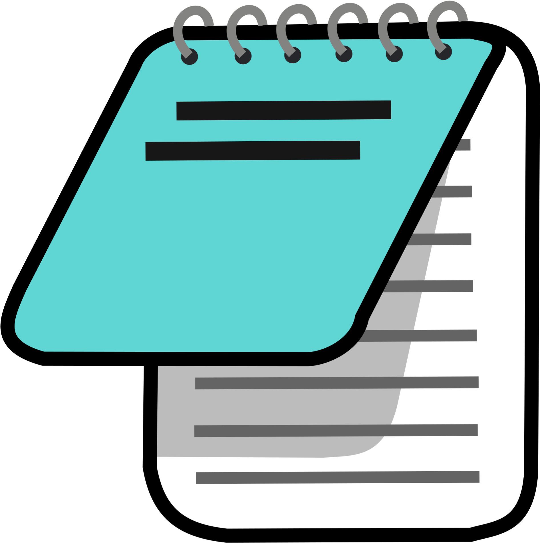 Open - Notepad Icon (2000x2000)