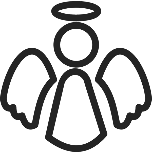 Angel Outline (600x600)