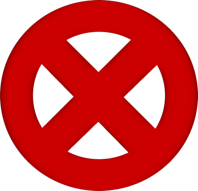 X-men Logo - X De X Men (400x387)