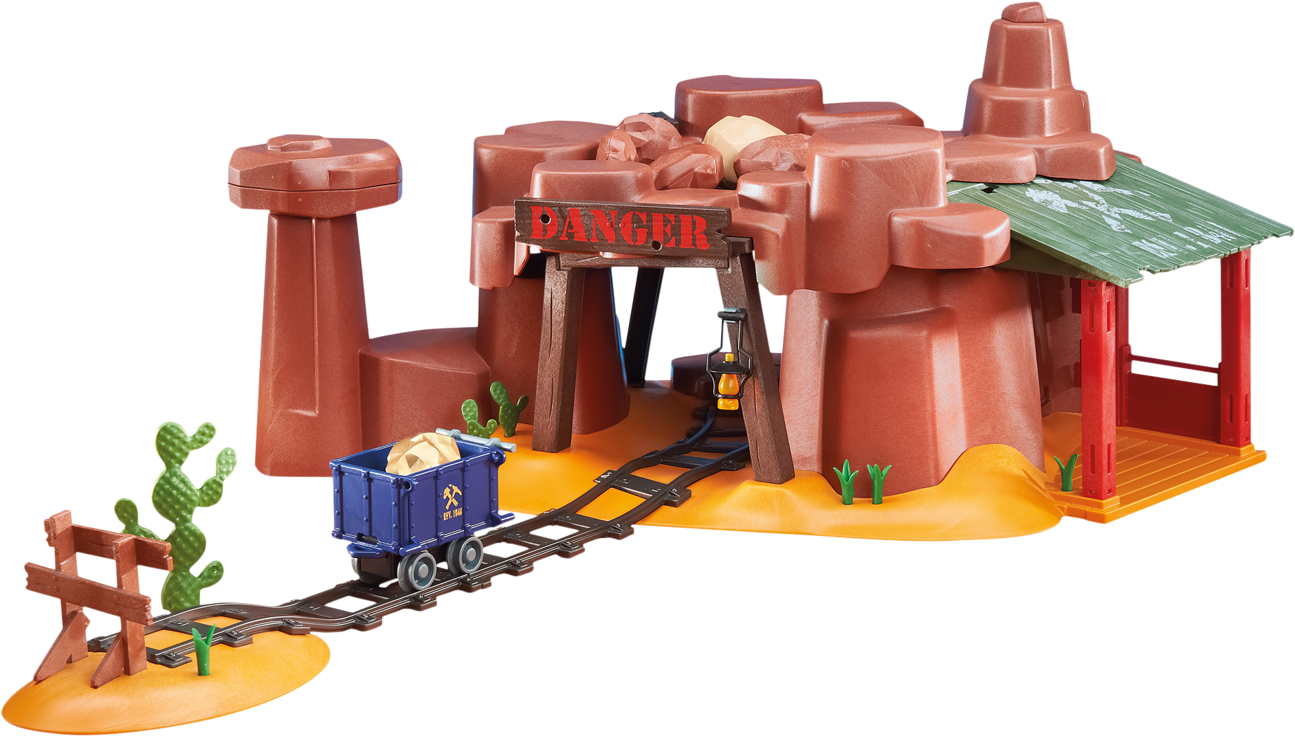 Mine D'or - Playmobil Add On #6428 Western Goldmine! New Factory (2000x1400)