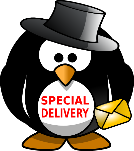 Penguin With Bow Tie (534x600)