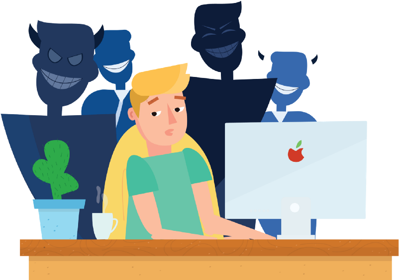 H For Harassment - Illustration (1600x587)