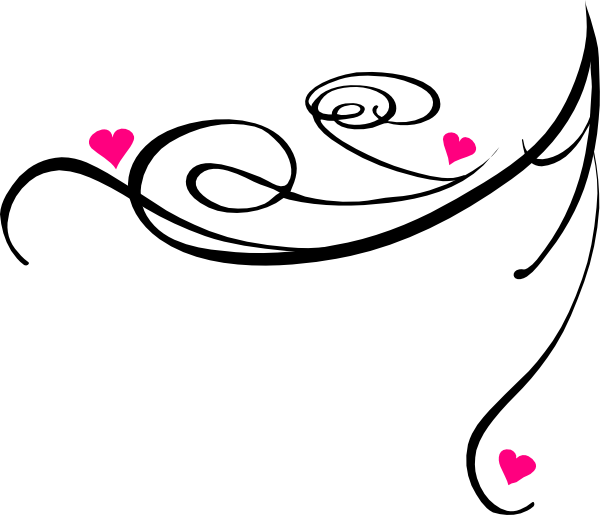 Pink And Black Swirls (600x515)