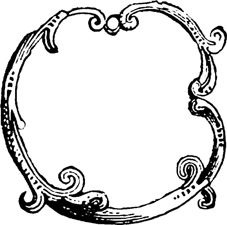 Digital Decorative Circle Frame Image Downloads - Circle Frame Border (948x866)