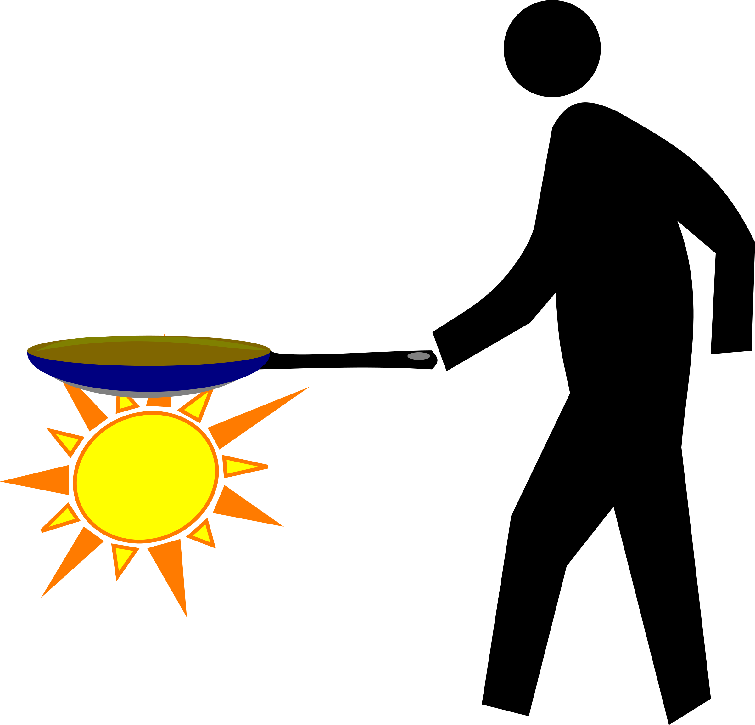 Cooking - Yellow And Orange Sun (2400x2303)