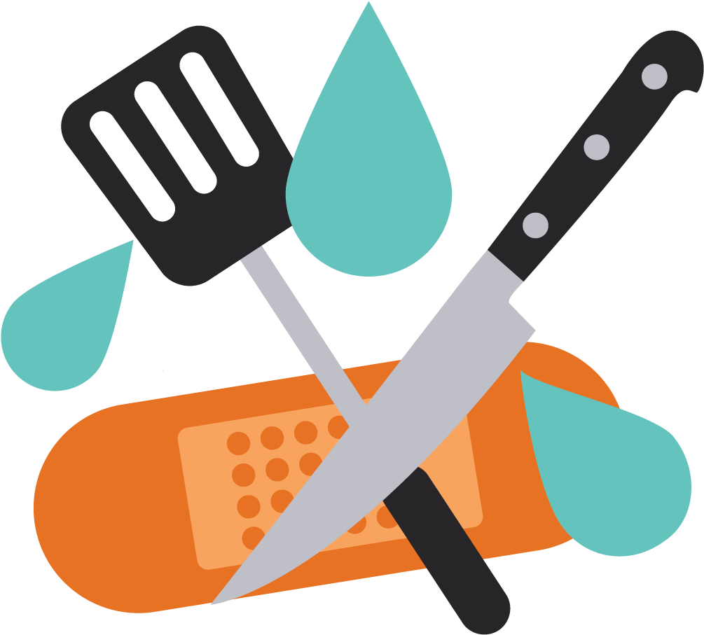 Health & Safety - Kitchen And Food Safety Clipart (1250x1250)