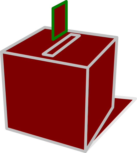 Raffle Box Clipart (534x598)