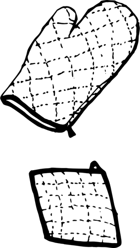 Cooking - Cooking Gloves Vector (283x500)
