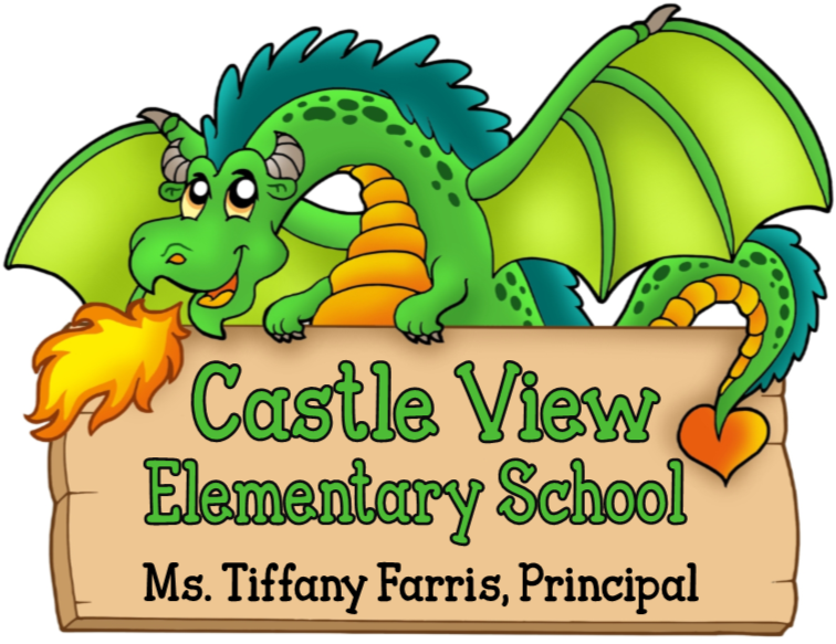 Cv Dragons Sign - Castle View Dragon (764x593)