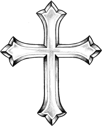 Cross Tattoo Design (600x512)