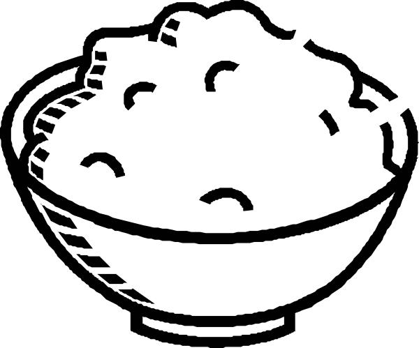 Rice Clip Art (600x499)