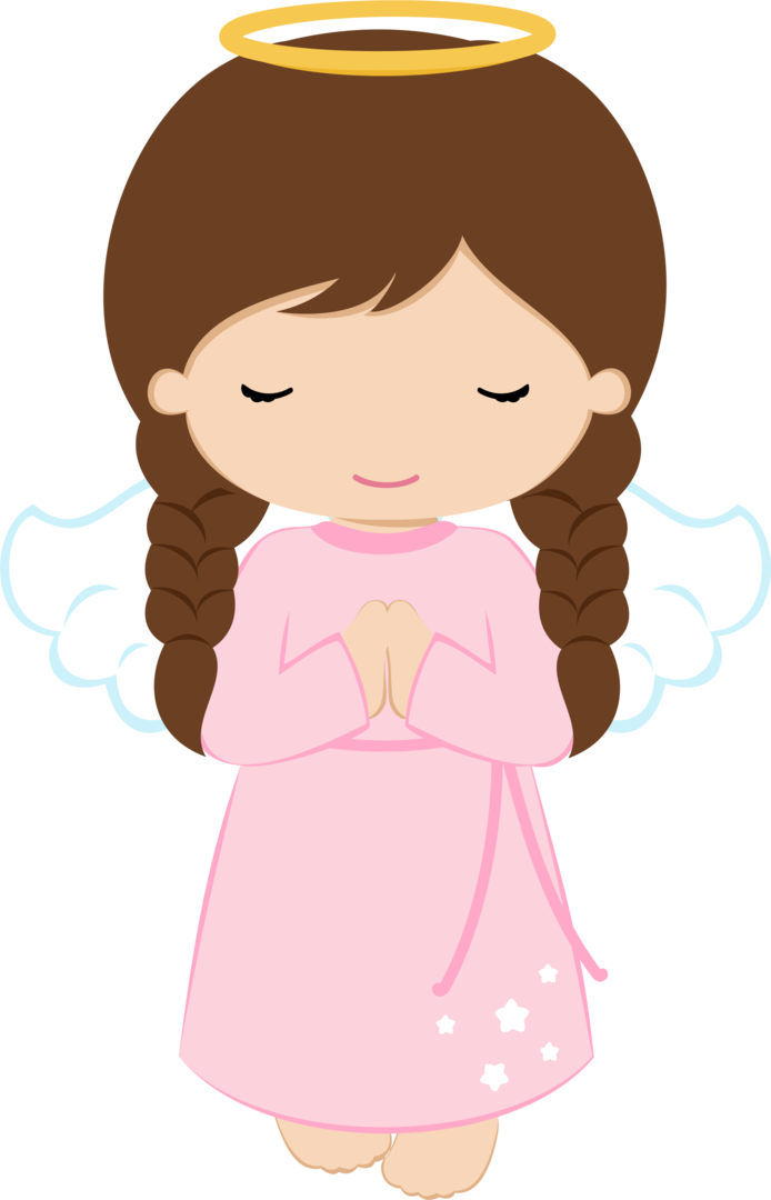 Ver Todas Las Imágenes De La Carpeta Angels Girls Grafosclipart - Anjinhos Para Batizado Menina (694x1080)