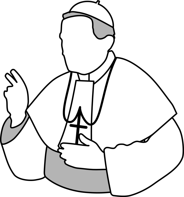 Medium Image - Roman Catholic Clip Art (958x1027)