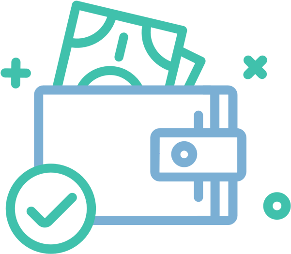 Checking - Wallet White Png (600x600)