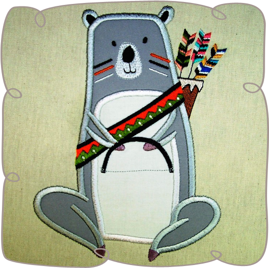 Jungle Bear - Design (580x580)