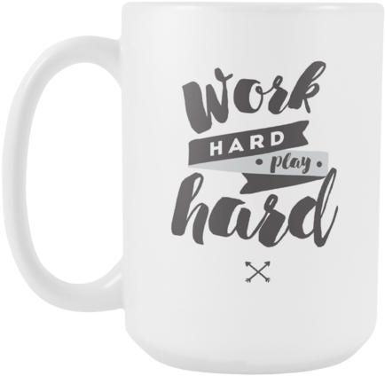 Play Hard Left - Typography (512x512)