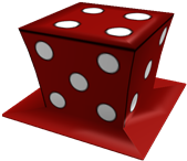 Dice Hat - Polka Dot (420x420)
