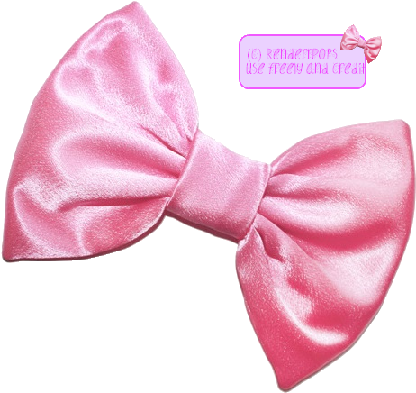 Pink Silky Bow Render - Rendering (500x458)