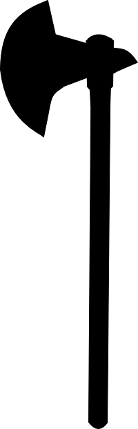 Axe Clipart Vector - Axe Shape (200x619)