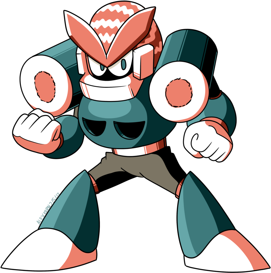 Mega Man Unleashed - Mega Man (1024x1195)