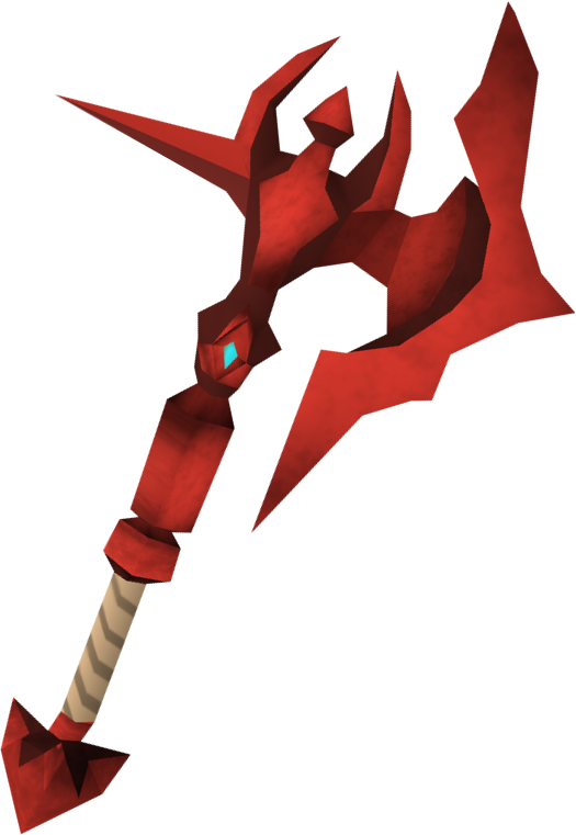 Dragon Throwing Axe - Runescape Axes (525x761)
