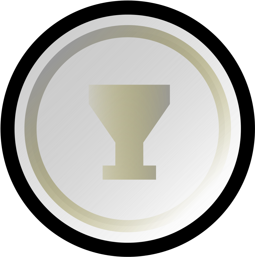Silver Medal With Cup - Silver (1024x1024)