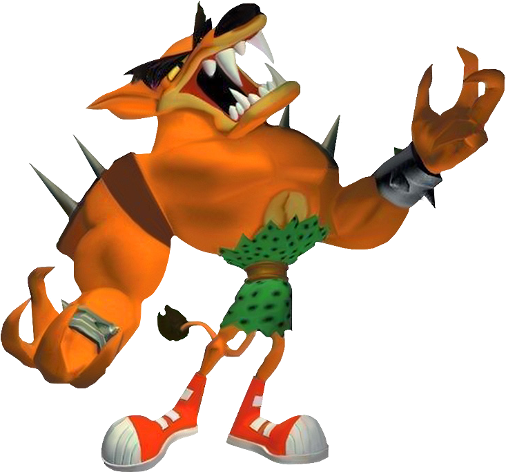 Tiny Tiger - Crash Bandicoot Tiny The Tiger (741x699)