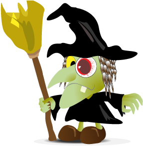 Witch - Cartoon (400x300)
