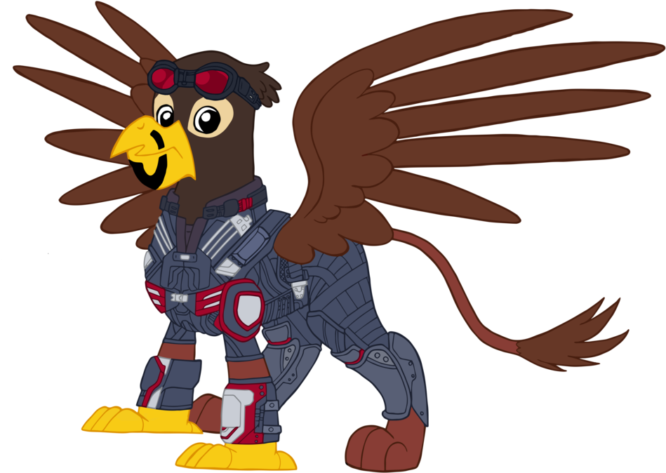 Falcon By Edcom02 - Griffin Art Mlp (1024x731)