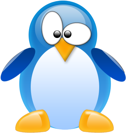 Linux Logo Png - Linux Blue Logo Png (430x455)
