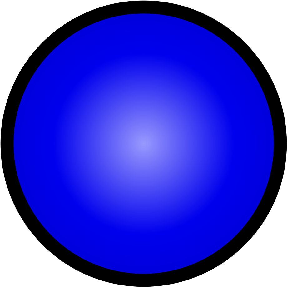 File - Buttonblue - Svg - Circle (1000x1000)