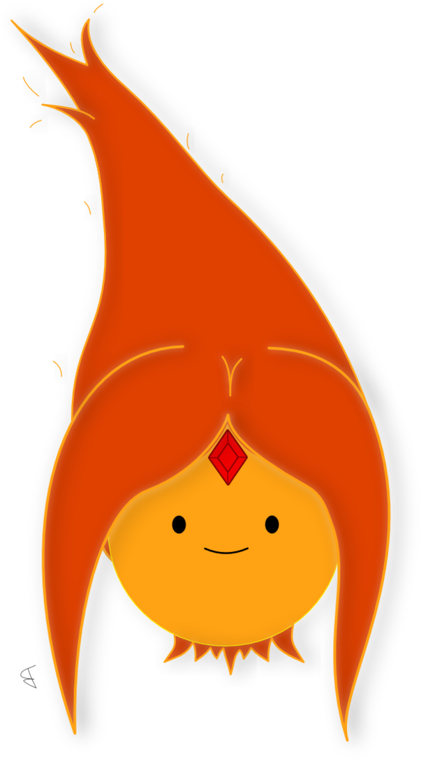 Flame Princess' Head By Errmoop0 - Art (665x1200)