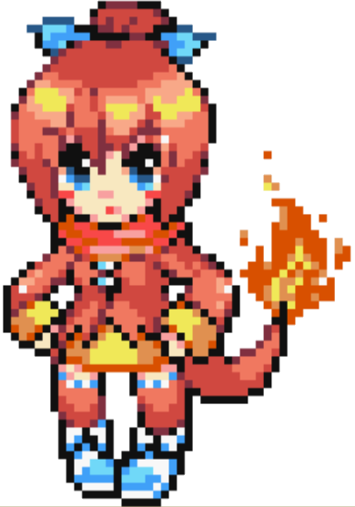 Flash Fire Moves - Charmeleon (390x557)