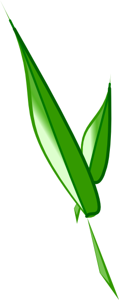 V Leaf Clip Art - Leaf (234x589)