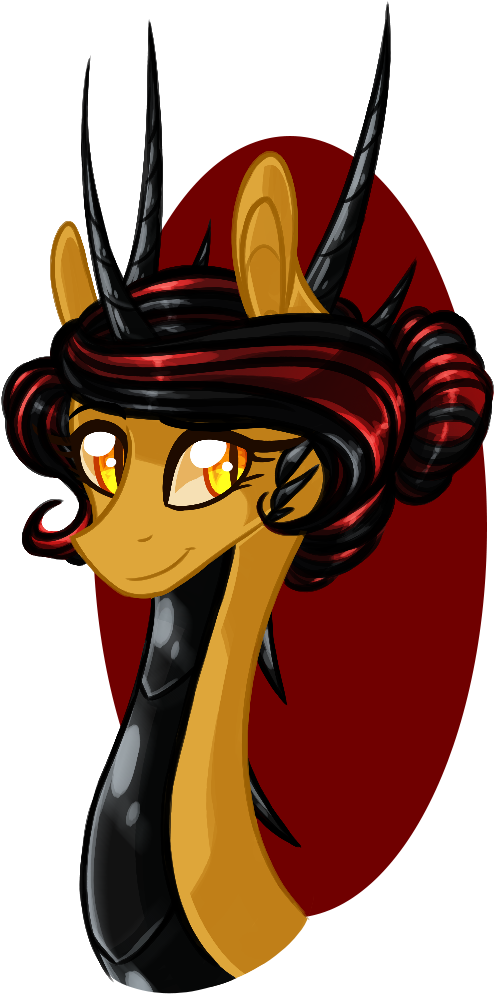 Drawn Horns Kirin - Cartoon (605x1035)