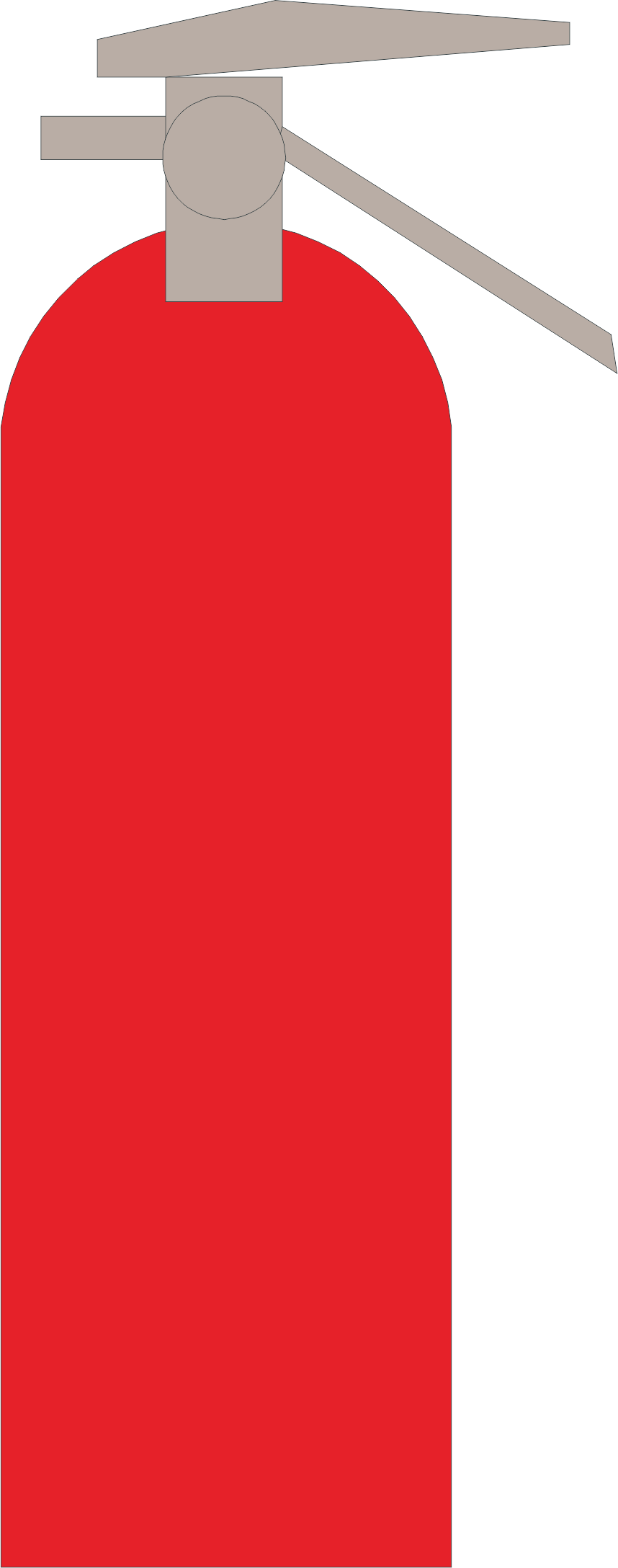 Fire Extinguisher Adobe Illustrator - Fire Extinguisher Adobe Illustrator (858x2175)