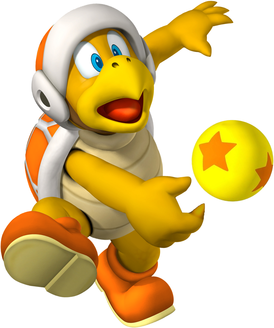 Ball Bro - - Super Mario Bros (1085x1273)