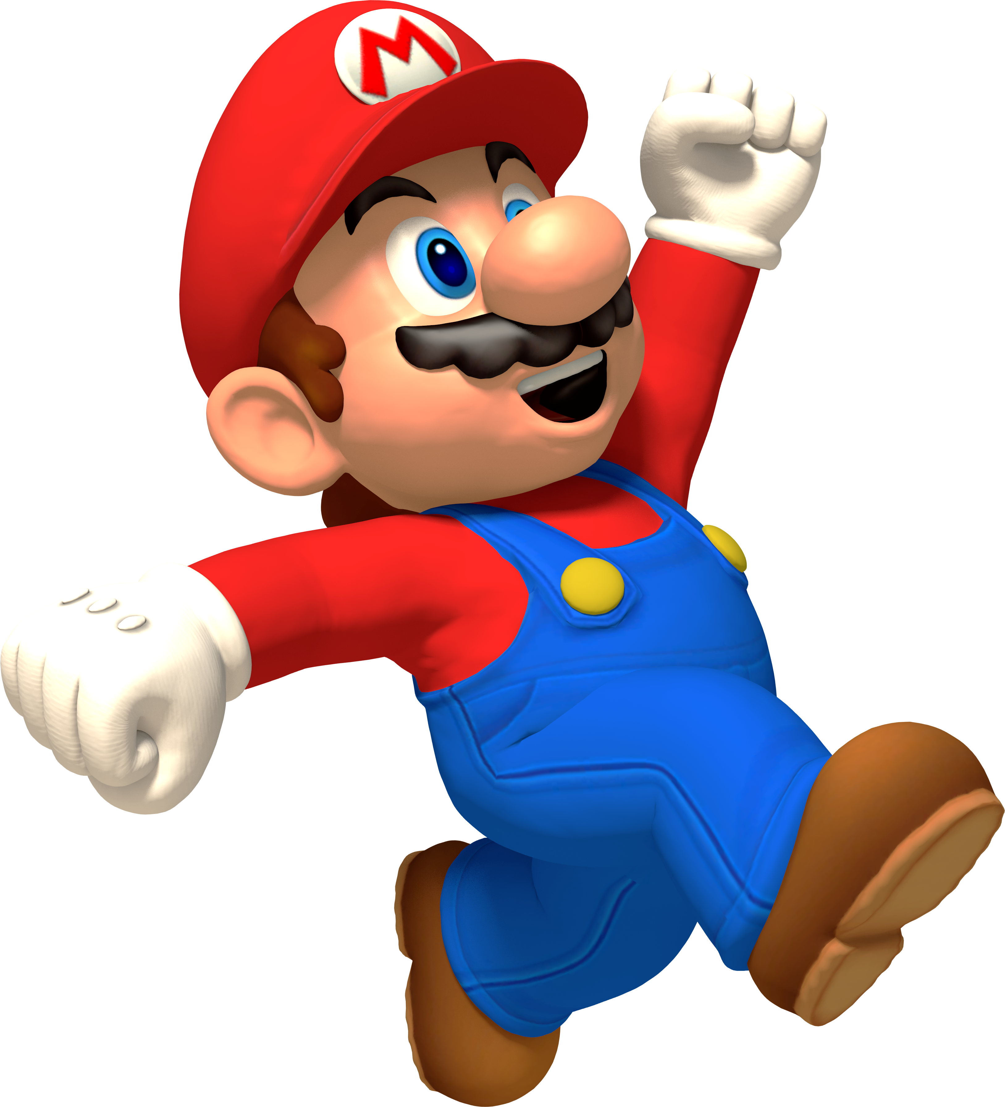 Super Mario Bros - Mario Bros Render (3254x3585)