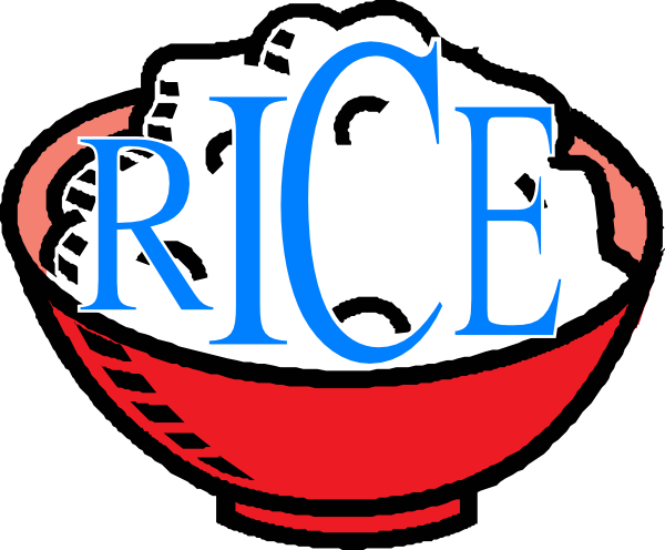Free Clip Art Rice (600x496)
