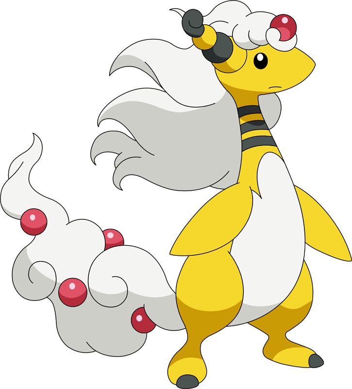 Amphi - Pokemon Ampharos Mega Evolution (725x800)