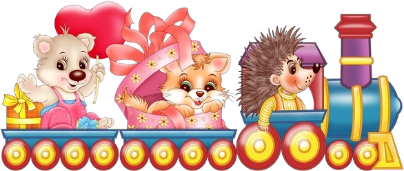 Cute - Клипарт Игрушки На Прозрачном Фоне (586x249)