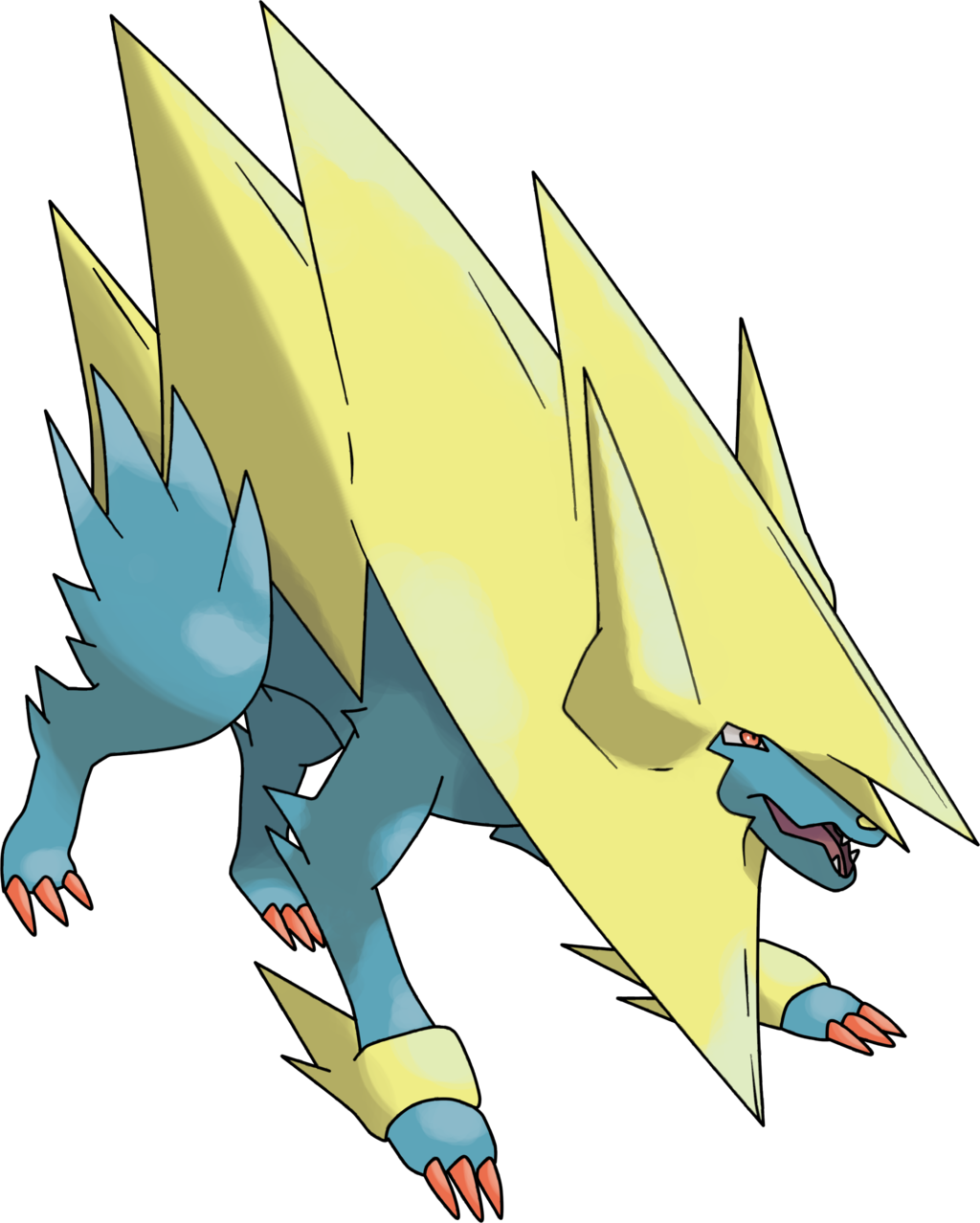 Mega Manectric - Pokemon Electric Type Mega Evolution (1024x1278)