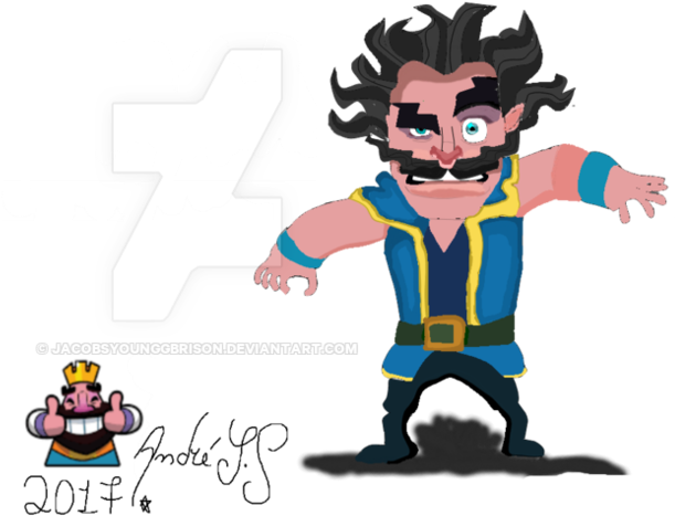 Clash Royale Electro Wizard By Jacobsyounggbrison - Drawing (1007x793)