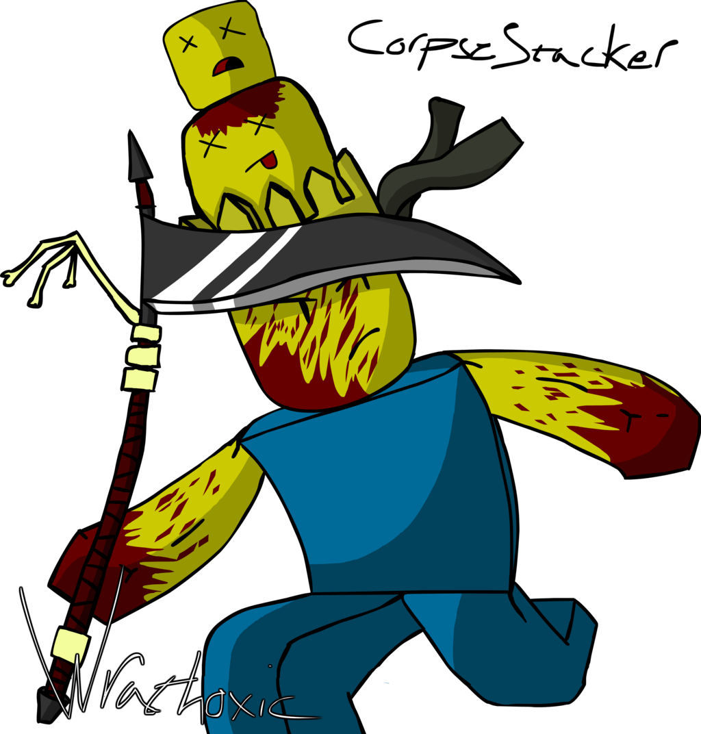 Corpsestacker Drawing By Wrathoxic Corpsestacker Drawing - Cartoon (1024x1072)