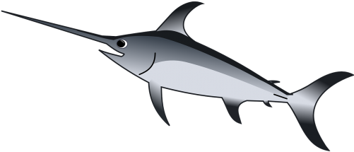 Xiphias Clipart (500x250)