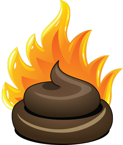 The Cacafuego - Flame Vector (424x500)