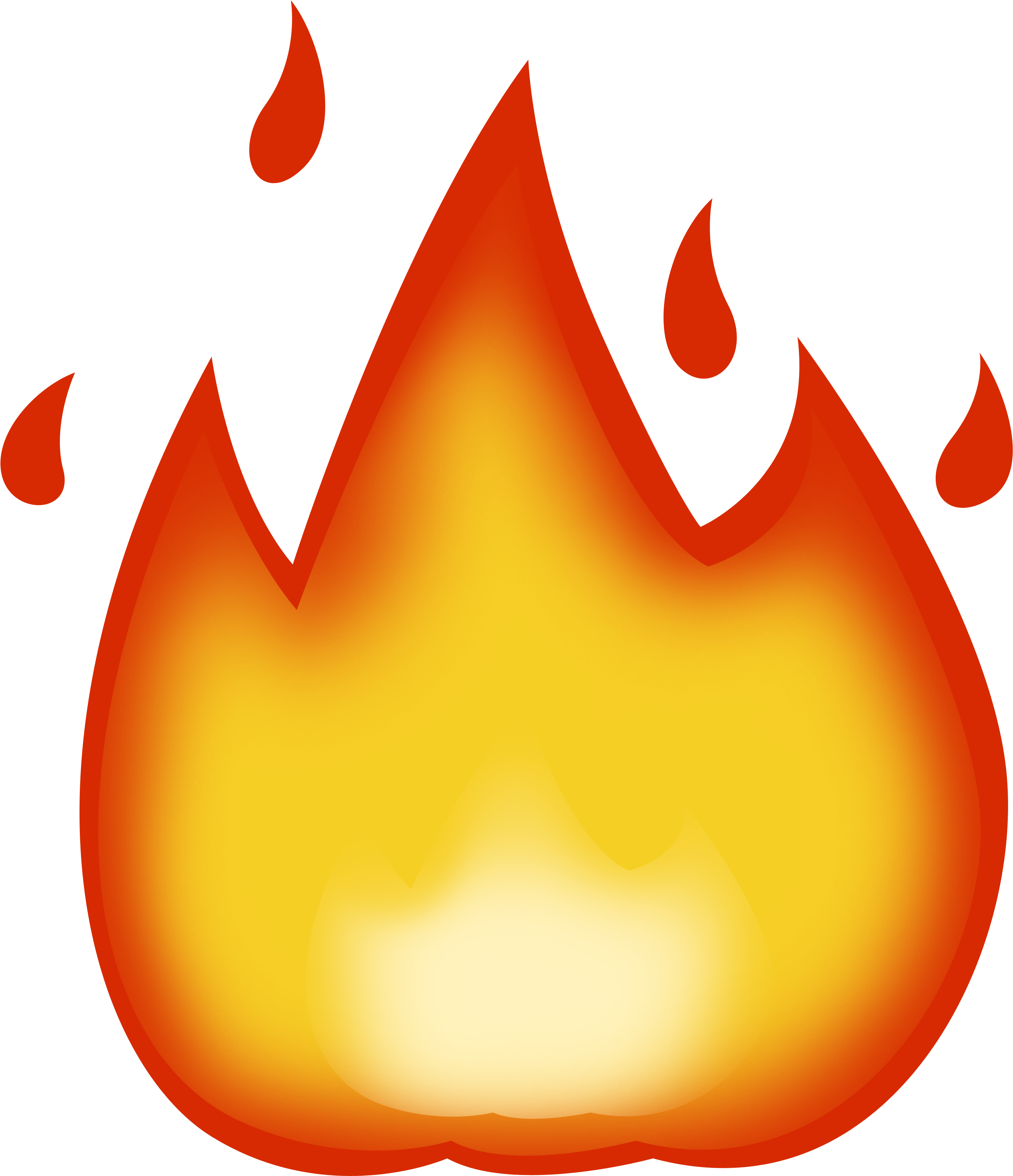 Fire Emoji (3600x3881)